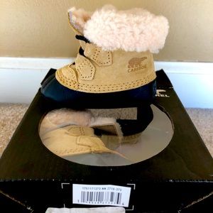Sorel infant booties Size 3 “Caribooties”